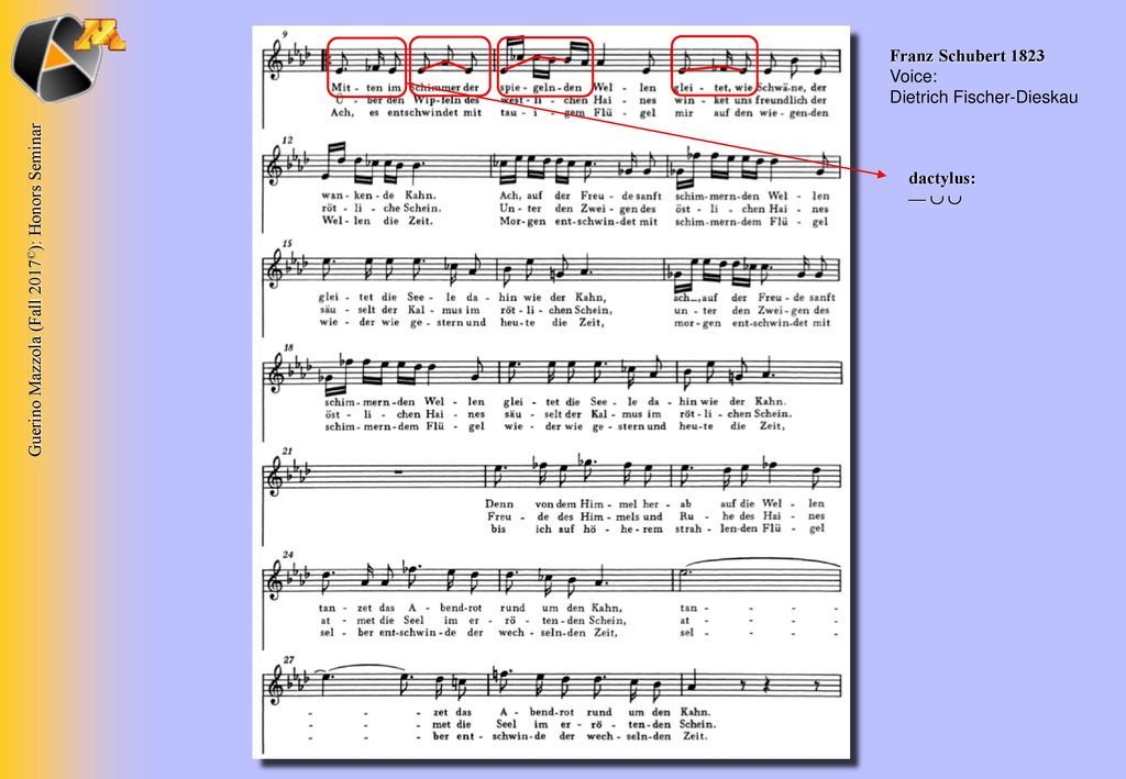 Franz Schubert 1823 Voice: Dietrich Fischer-Dieskau dactylus: —  