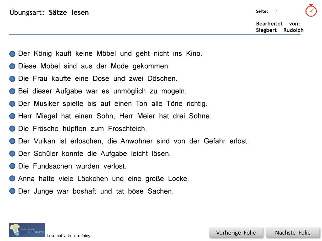 Der König kauft keine Möbel und geht nicht ins Kino.