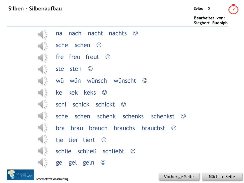 na nach nacht nachts J sche schen J fre freu freut J ste sten J wü wün