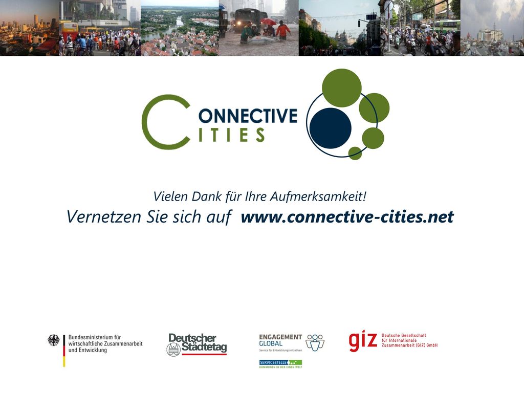 Vielen Dank für Ihre Aufmerksamkeit. Vernetzen Sie sich auf www