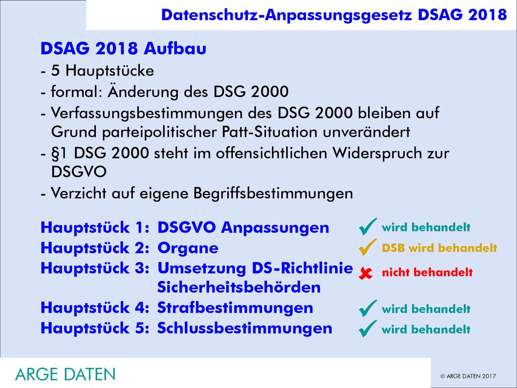      DSAG 2018 Aufbau ARGE DATEN