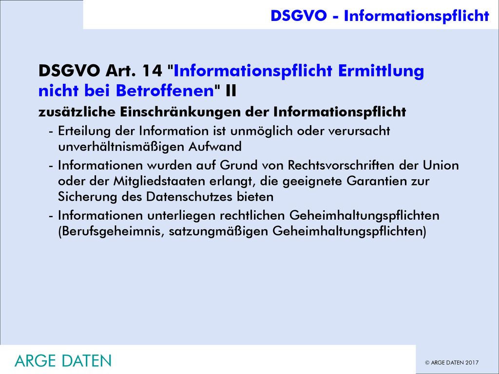 17. Oktober 2017 Hans G. Zeger, Datenschutz Grundlagen. Von der Datenschutzbürokratie zur Privacy Policy.
