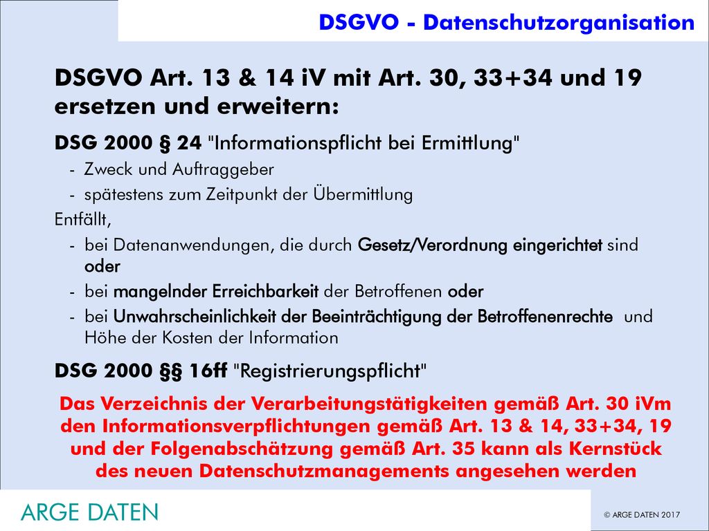17. Oktober 2017 Hans G. Zeger, Datenschutz Grundlagen. Von der Datenschutzbürokratie zur Privacy Policy.