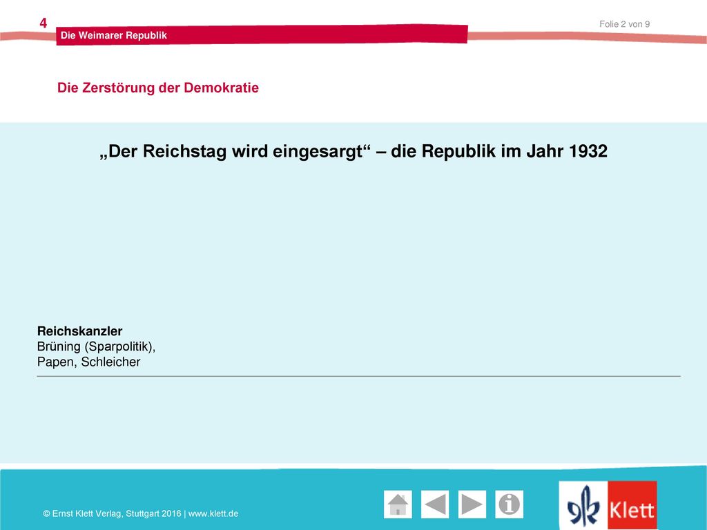 „Der Reichstag wird eingesargt – die Republik im Jahr 1932