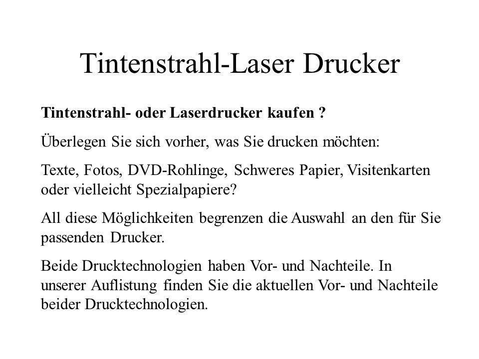Tintenstrahl-Laser Drucker