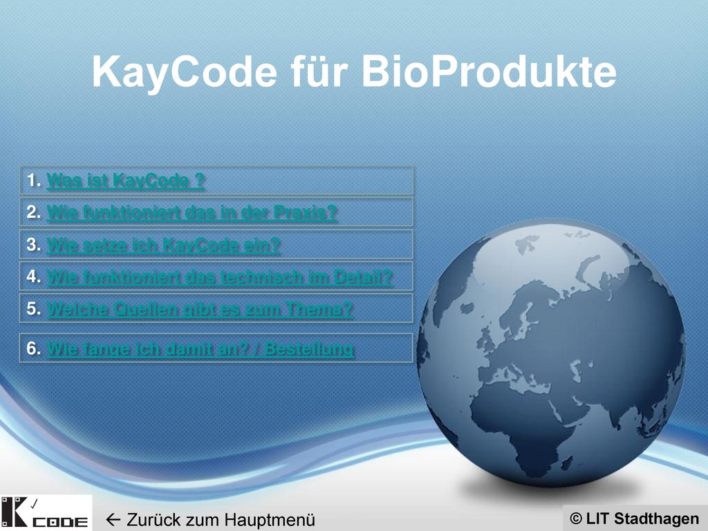 KayCode für BioProdukte