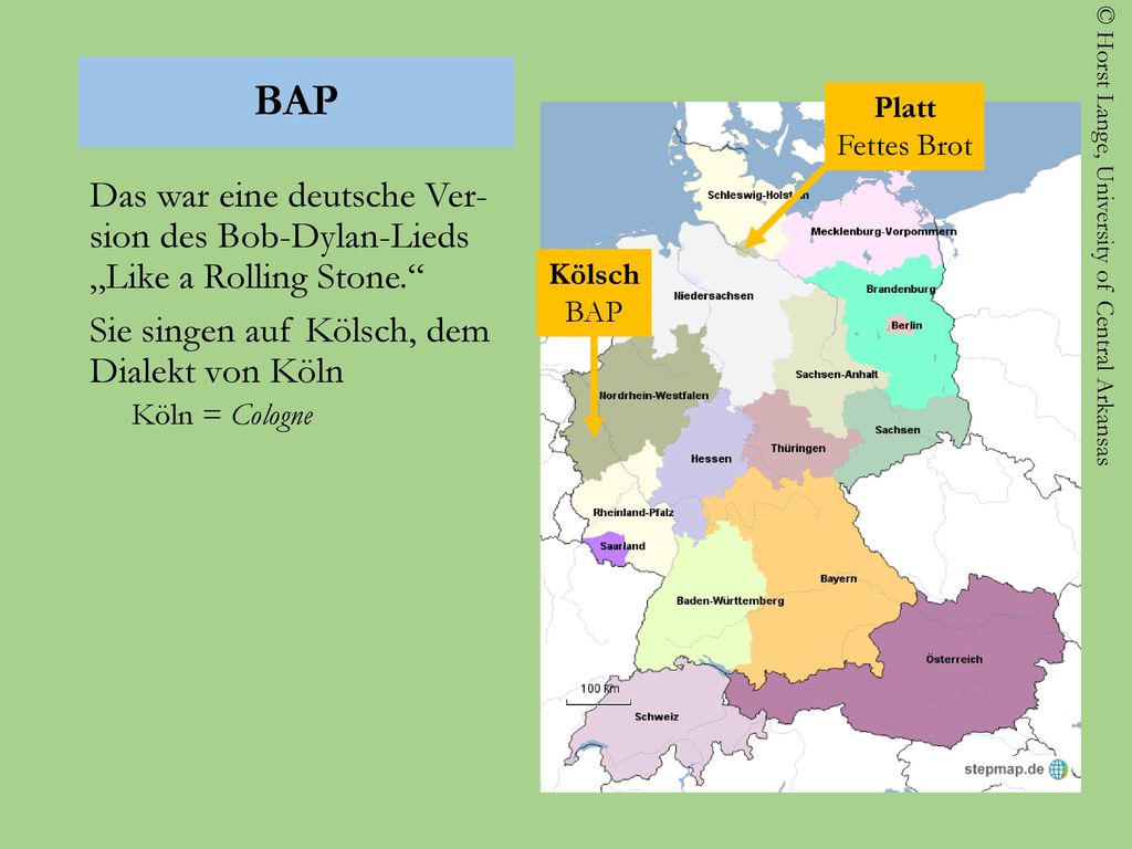 BAP Platt. Fettes Brot. Das war eine deutsche Ver- sion des Bob-Dylan-Lieds „Like a Rolling Stone.