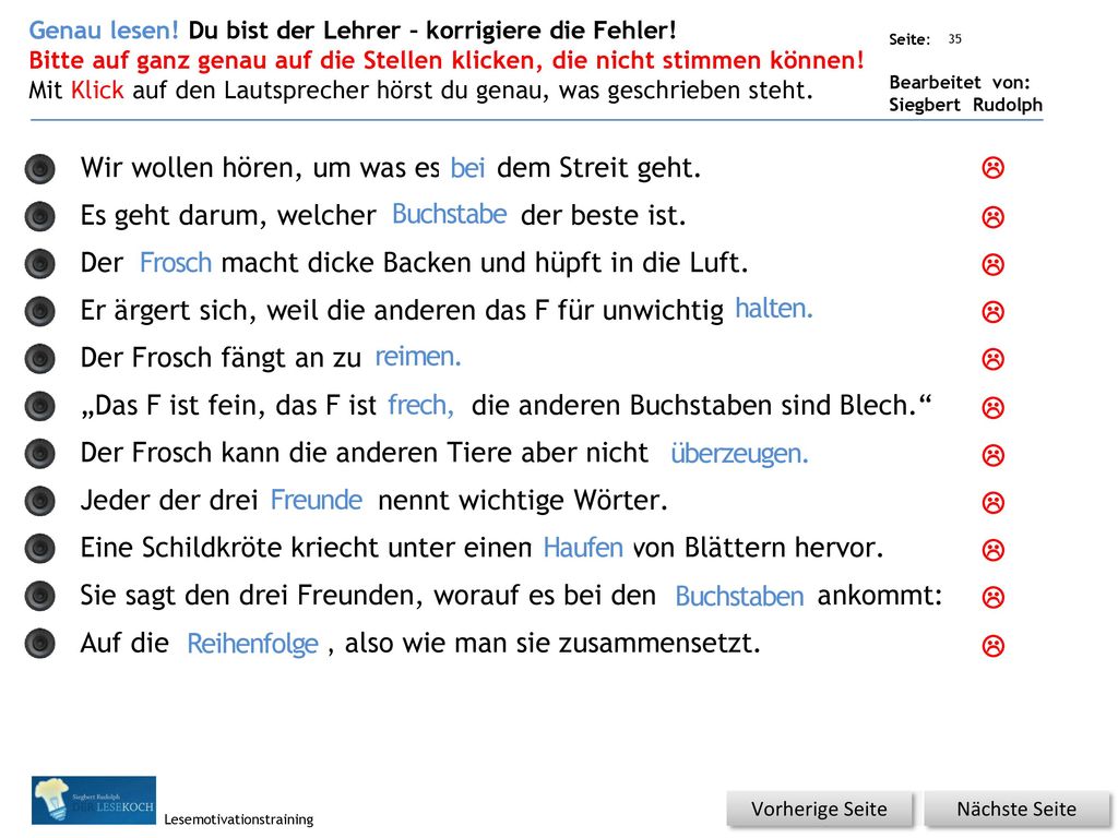 Wir wollen hören, um was es bie dem Streit geht.