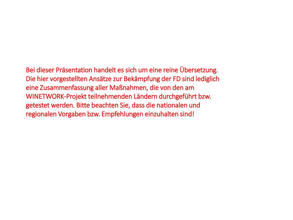 Bei dieser Präsentation handelt es sich um eine reine Übersetzung