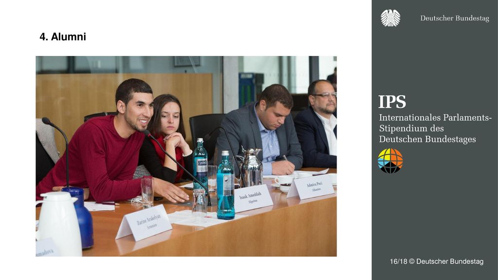 4. Alumni 16/18 © Deutscher Bundestag