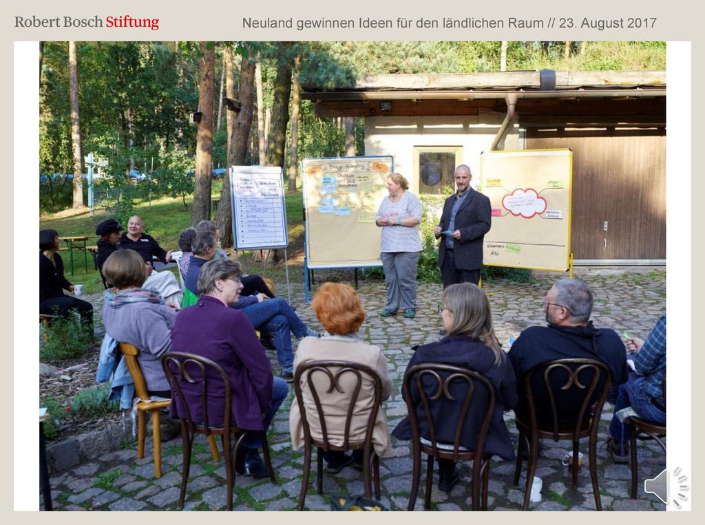 Neuland gewinnen Ideen für den ländlichen Raum // 23. August 2017