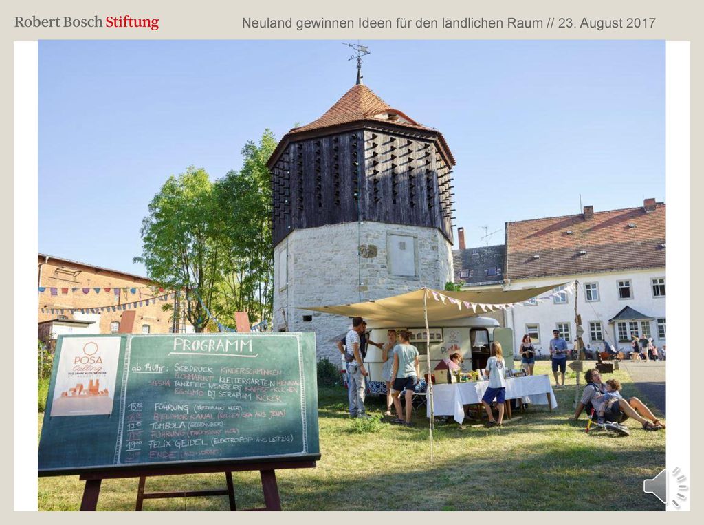 Neuland gewinnen Ideen für den ländlichen Raum // 23. August 2017