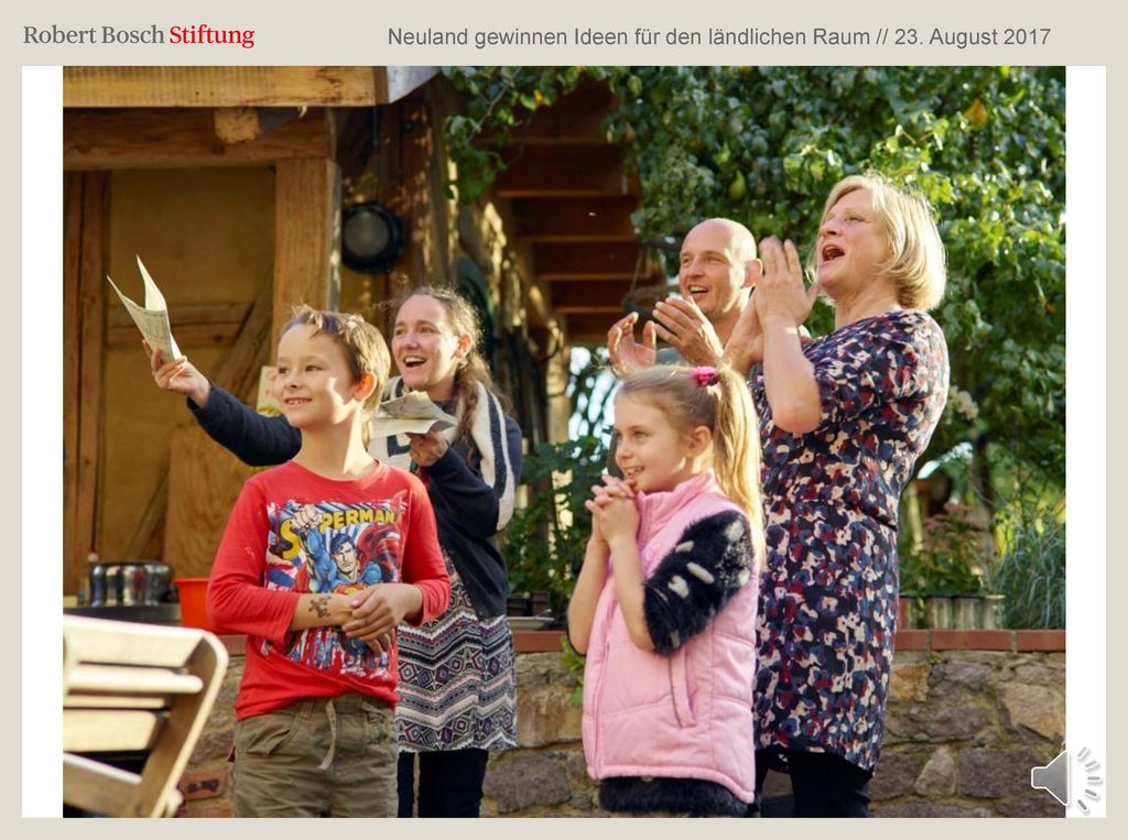 Neuland gewinnen Ideen für den ländlichen Raum // 23. August 2017