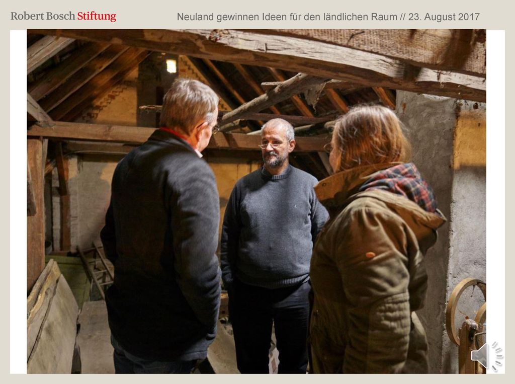 Neuland gewinnen Ideen für den ländlichen Raum // 23. August 2017