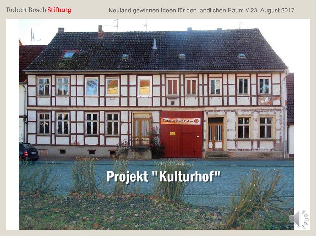 Neuland gewinnen Ideen für den ländlichen Raum // 23. August 2017