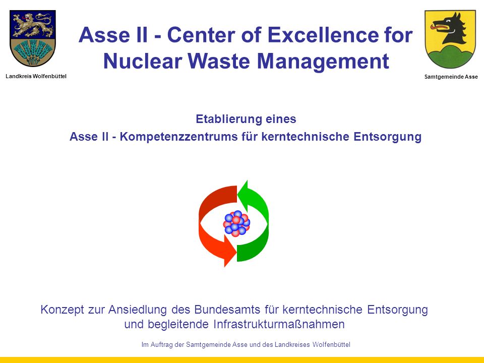 Asse II - Center of Excellence for Nuclear Waste Management