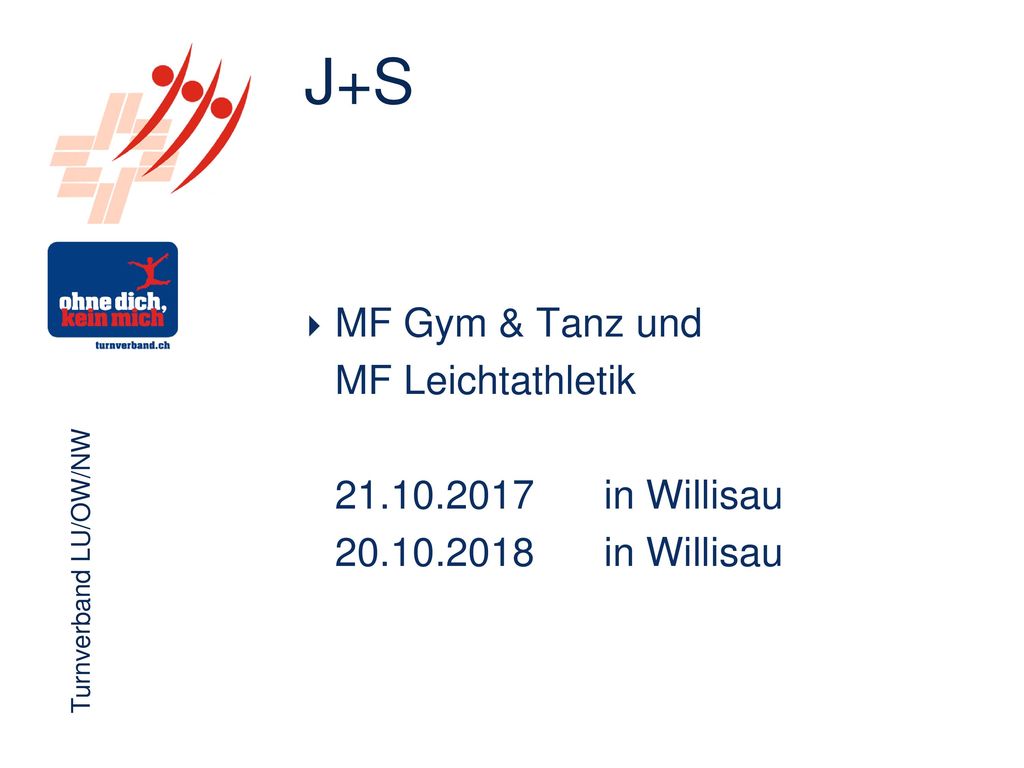 J+S MF Gym & Tanz und MF Leichtathletik in Willisau