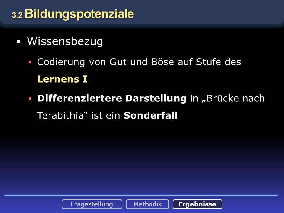 Wissensbezug Codierung von Gut und Böse auf Stufe des Lernens I