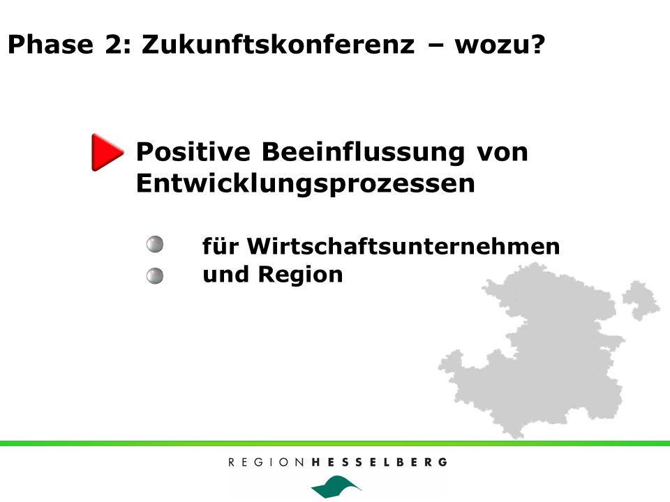 Phase 2: Zukunftskonferenz – wozu
