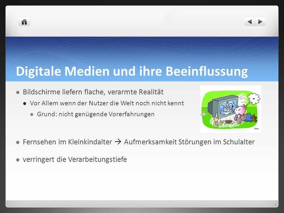 Digitale Medien und ihre Beeinflussung