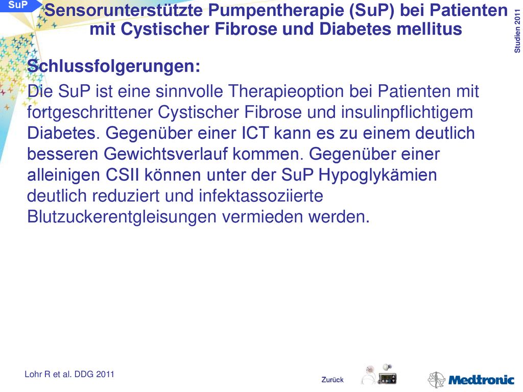 Sensorunterstützte Pumpentherapie (SuP) bei Patienten mit Cystischer Fibrose und Diabetes mellitus