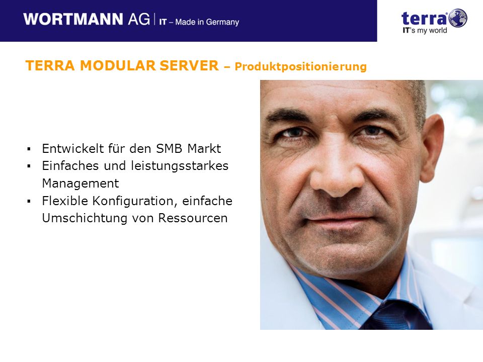 TERRA MODULAR SERVER – Produktpositionierung