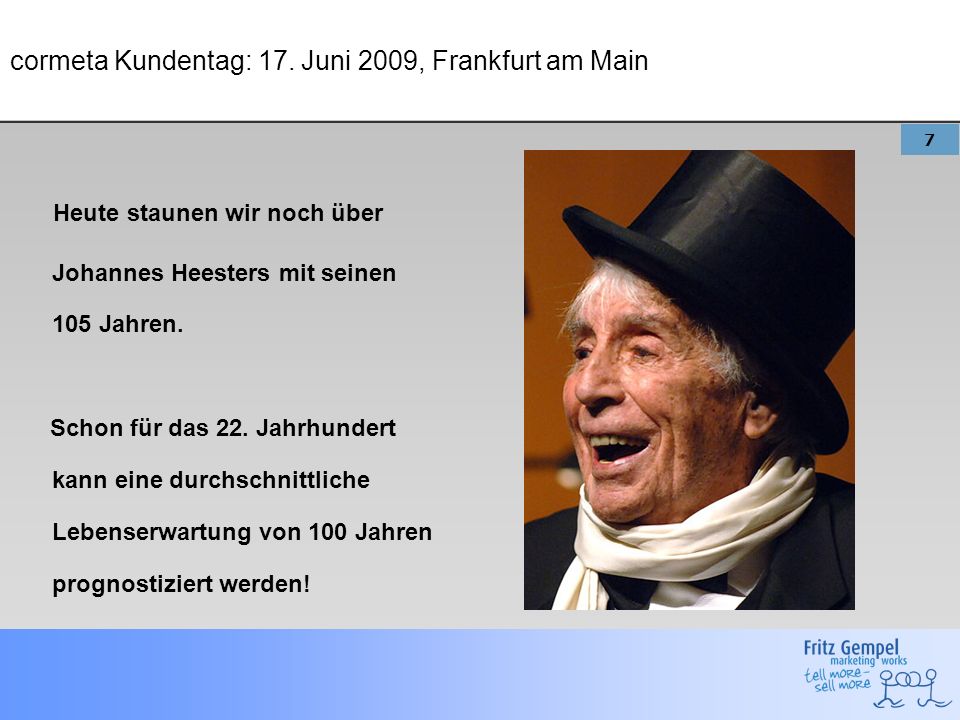 cormeta Kundentag: 17. Juni 2009, Frankfurt am Main