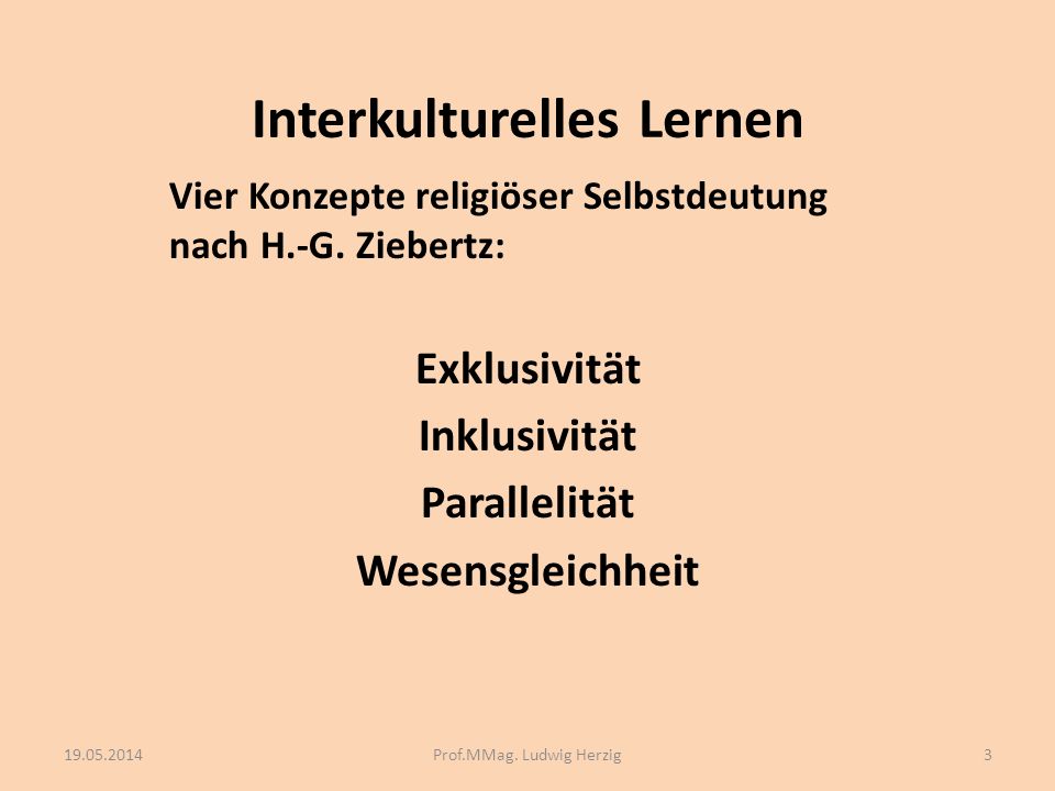 Interkulturelles Lernen