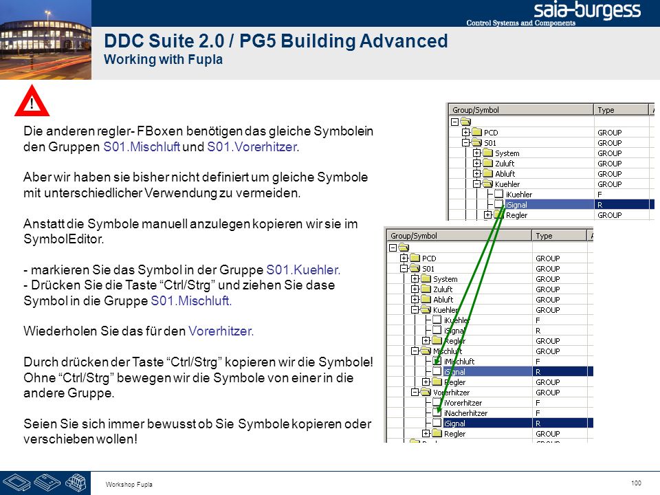 DDC Suite 2.0 / PG5 Building Advanced Working with Fupla