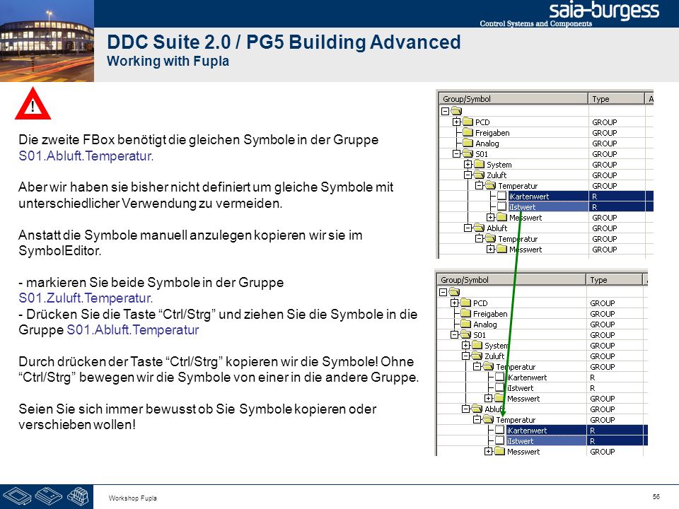 DDC Suite 2.0 / PG5 Building Advanced Working with Fupla
