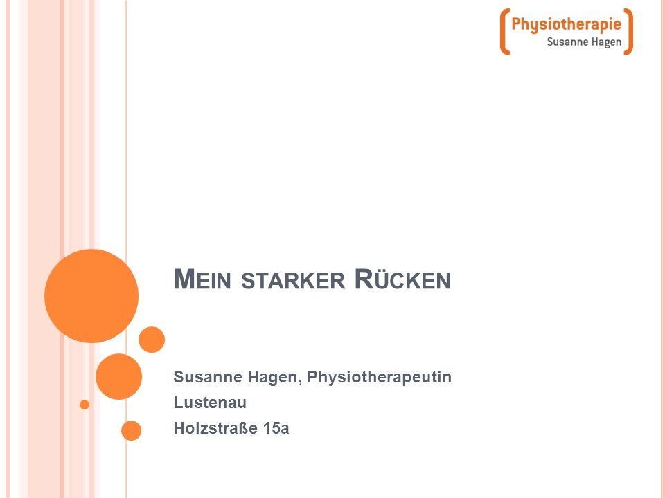 Susanne Hagen, Physiotherapeutin Lustenau Holzstraße 15a