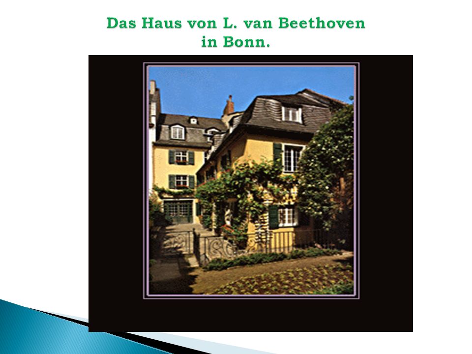 Das Haus von L. van Beethoven in Bonn.