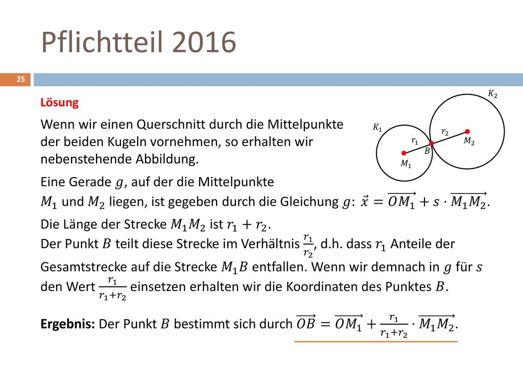 Pflichtteil 2016 𝑀 1. 𝑀 2. 𝑟 1. 𝑟 2. 𝐾 1. 𝐾 2. 𝐵. Lösung.