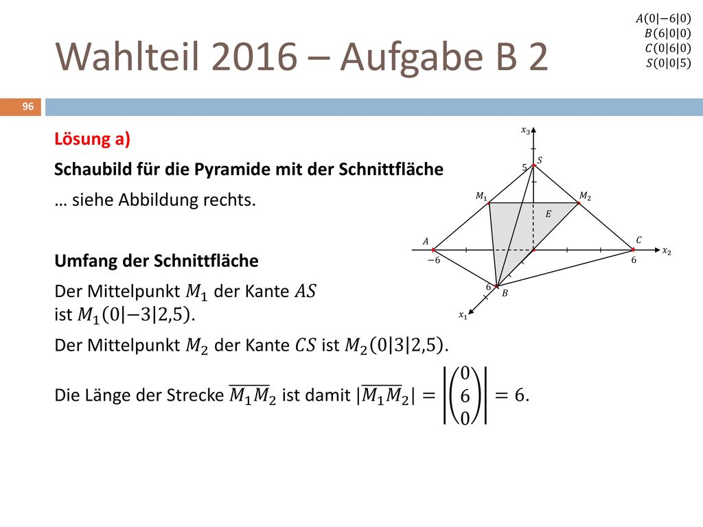𝐴 0 −6 0 𝐵 𝐶 𝑆 Wahlteil 2016 – Aufgabe B 2.