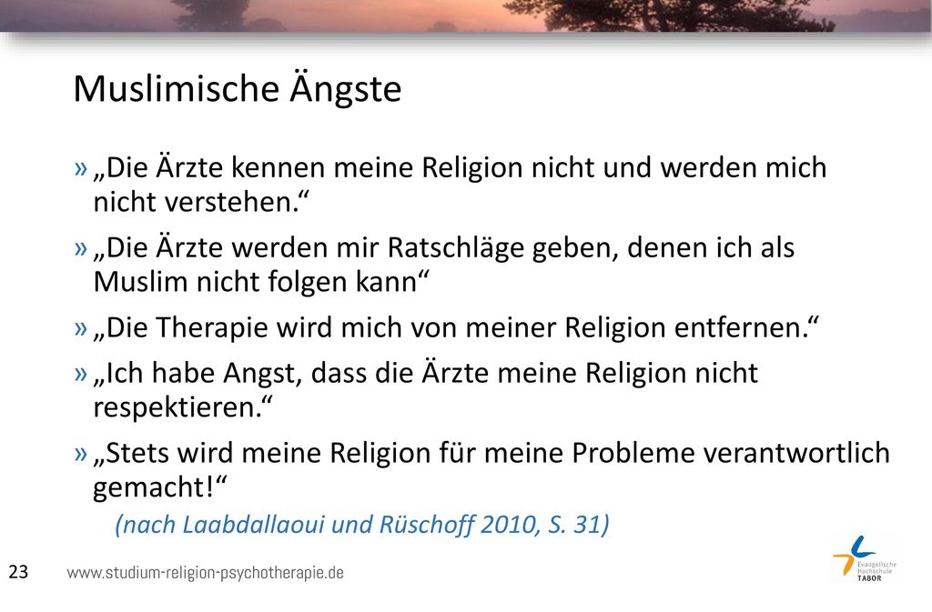 Muslimische Ängste „Die Ärzte kennen meine Religion nicht und werden mich nicht verstehen.