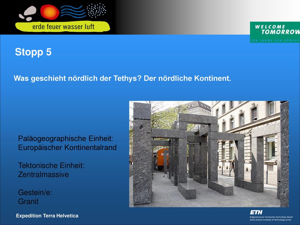 Stopp 5 Was geschieht nördlich der Tethys Der nördliche Kontinent.