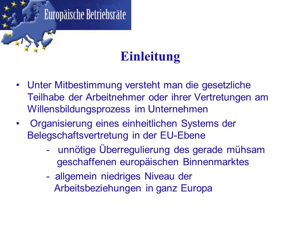 Einleitung