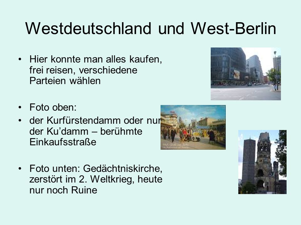 Westdeutschland und West-Berlin