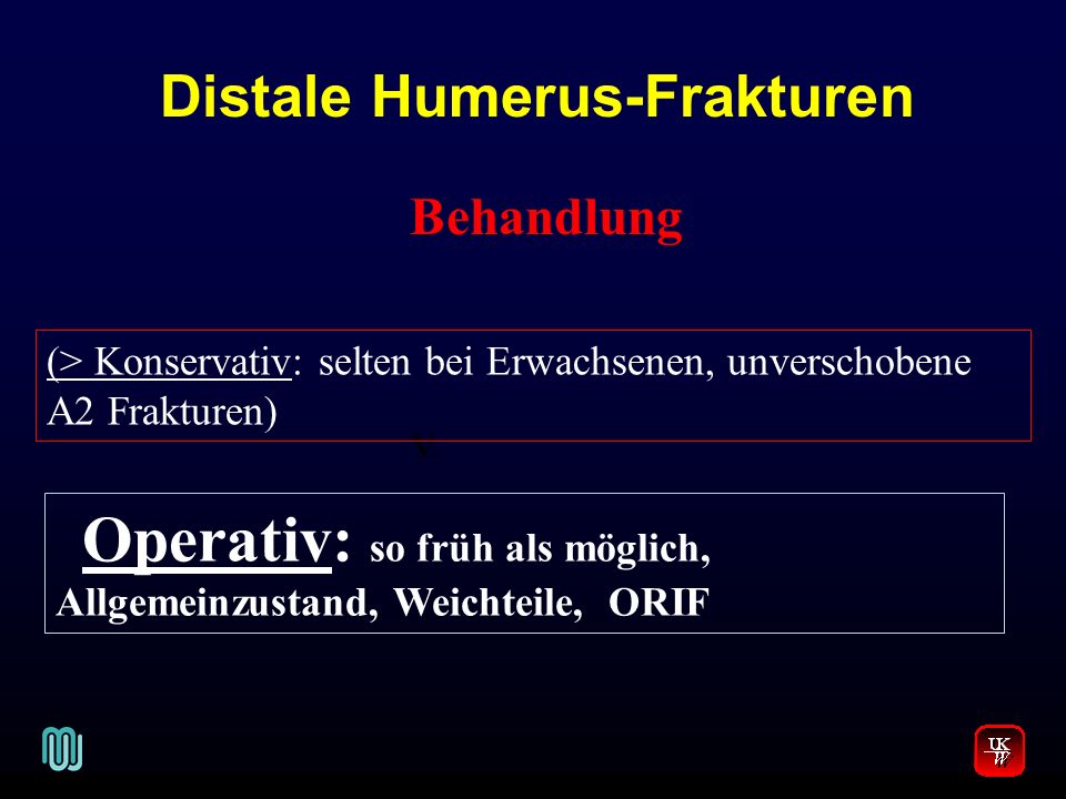 Distale Humerus-Frakturen