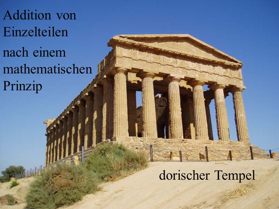 Addition von Einzelteilen