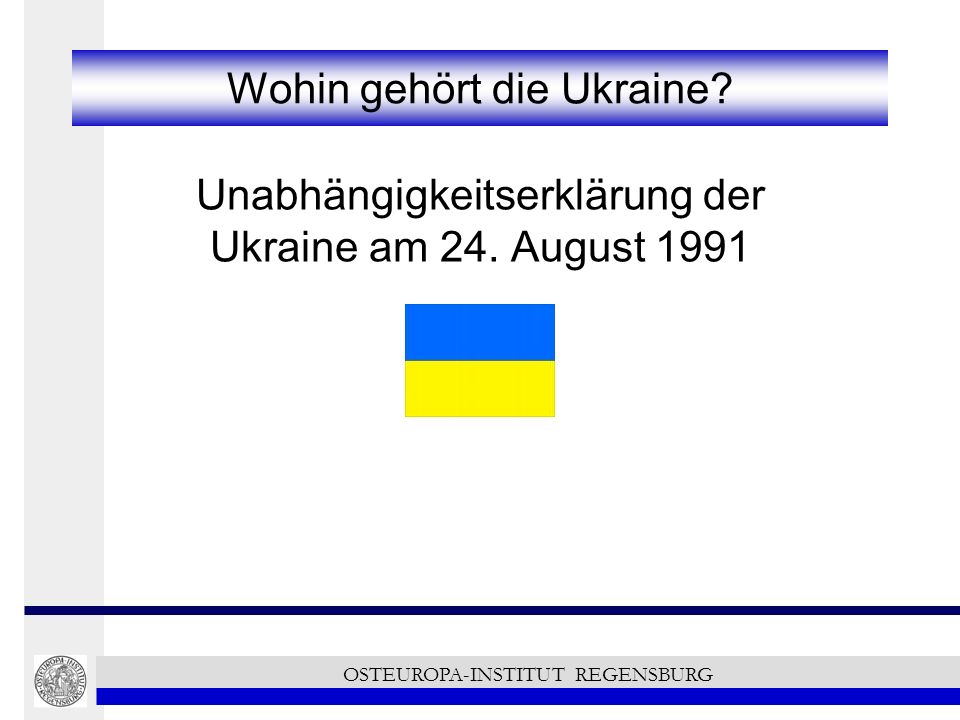 Wohin gehört die Ukraine