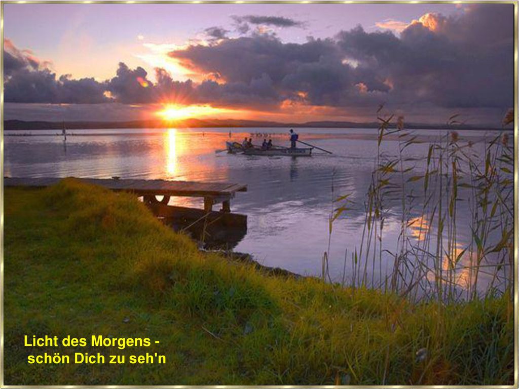 Licht des Morgens - schön Dich zu seh n