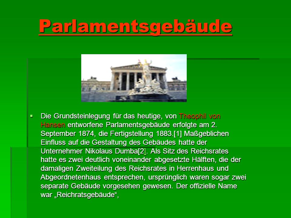 Parlamentsgebäude