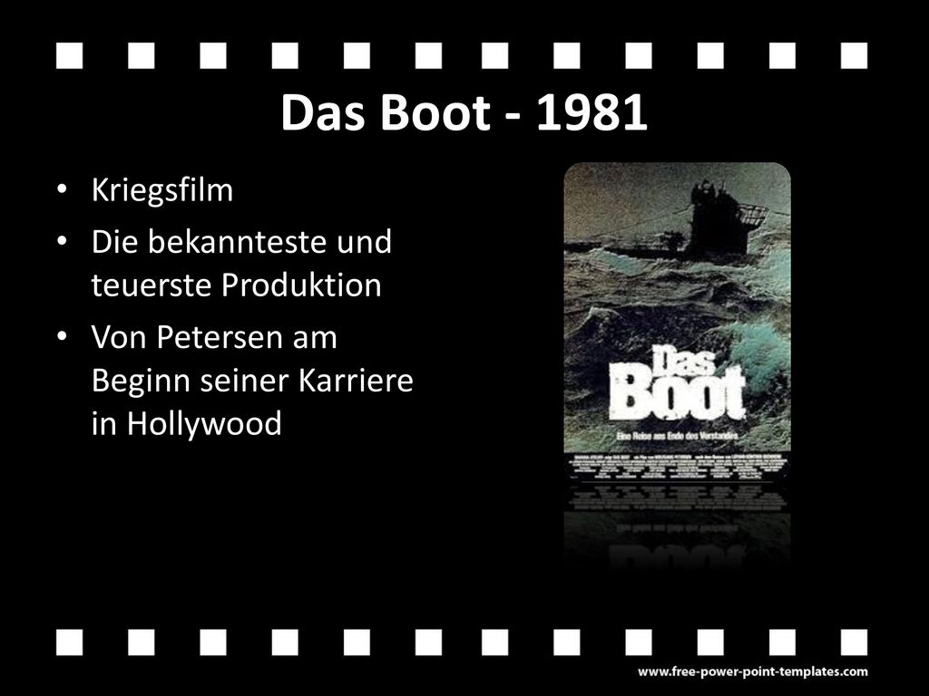 Das Boot Kriegsfilm Die bekannteste und teuerste Produktion
