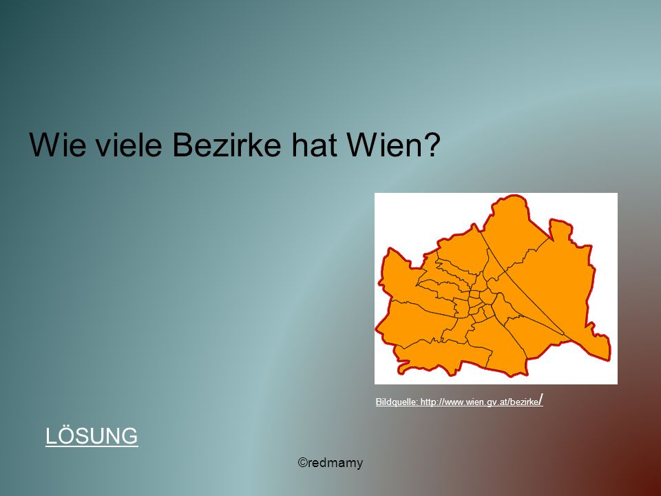 Wie viele Bezirke hat Wien