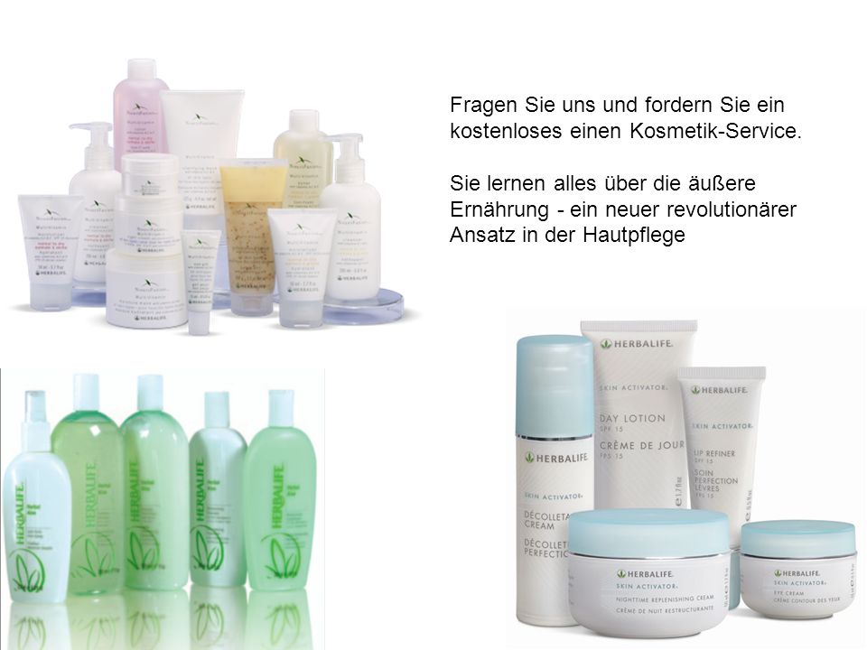 Fragen Sie uns und fordern Sie ein kostenloses einen Kosmetik-Service.
