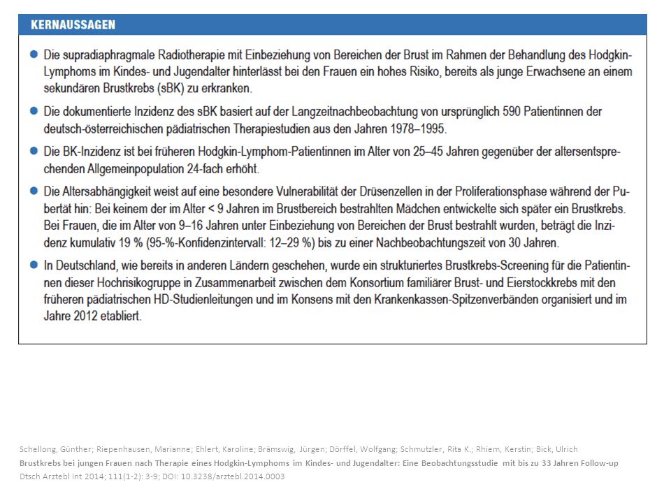 Schellong, Günther; Riepenhausen, Marianne; Ehlert, Karoline; Brämswig, Jürgen; Dörffel, Wolfgang; Schmutzler, Rita K.; Rhiem, Kerstin; Bick, Ulrich