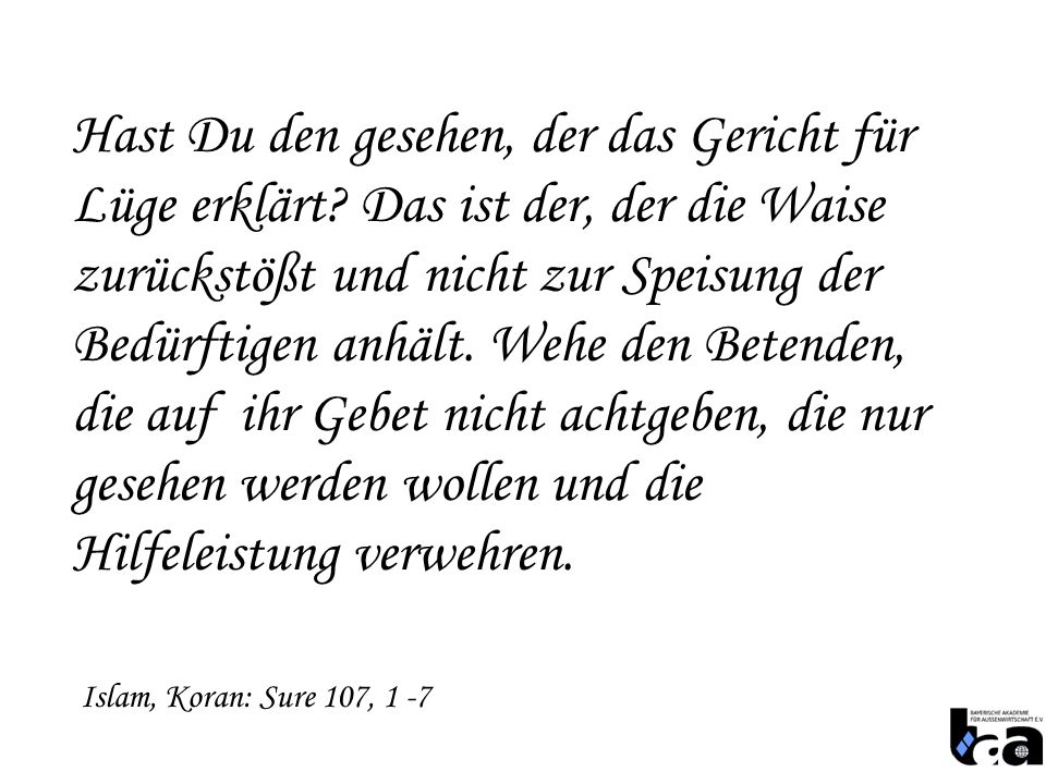 Hast Du den gesehen, der das Gericht für Lüge erklärt