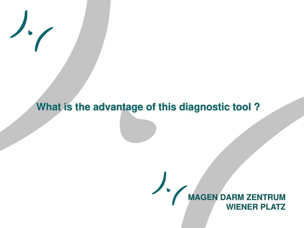 What is the advantage of this diagnostic tool