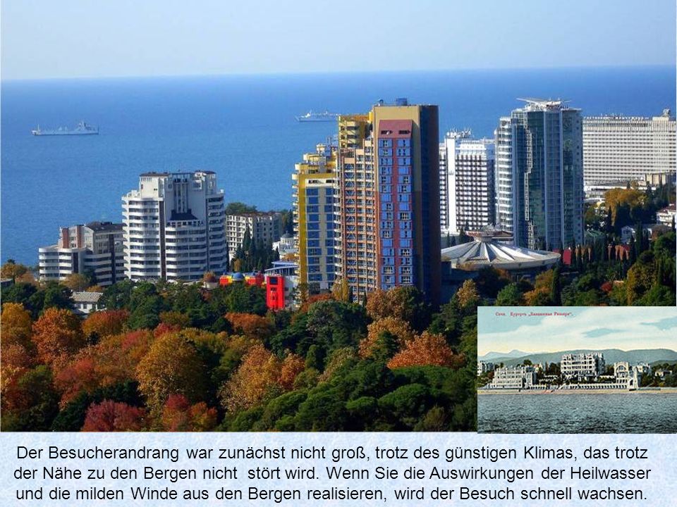 Der Besucherandrang war zunächst nicht groß, trotz des günstigen Klimas, das trotz der Nähe zu den Bergen nicht stört wird.